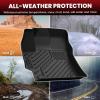 imageLASFIT Floor Mats amp Cargo Mat for Toyota Corolla Hatchback 20192026 TPE All Weather Protection Rubber Car Liners Custom Fit for Corolla Hatchback Accessories 1st amp 2nd Row amp Trunk Mats BlackBlack