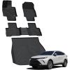 imageLASFIT Floor Mats amp Cargo Mat for Toyota Corolla Hatchback 20192026 TPE All Weather Protection Rubber Car Liners Custom Fit for Corolla Hatchback Accessories 1st amp 2nd Row amp Trunk Mats Black3Venza20212025floortrunk mats