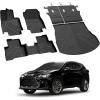 imageLASFIT Floor Mats for Lexus NX 350hNX 450h Hybrid 20222026 Not Fit Gas 250350 All Weather Cargo Mats TPE Floor LinersampBackrest Mats for NX350h Accessories TrunkampCargo Liners for NX450hLexus NX350h 20222026 Full Seats
