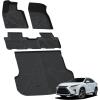 imageLASFIT Floor MatsampTrunk MatampBackrest Mat for Rivian R1S 2024 2023 2022 TPE All Weather Floor Mats Custom Fit Floor LinerampCargo Mat for R1S 20222024 Full Set Car Mats and Cargo Liner920162022Lexus RX1st  2nd Row  Cargo Mats