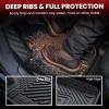 imageLASFIT Floor MatsampTrunk MatampBackrest Mat for Rivian R1S 2024 2023 2022 TPE All Weather Floor Mats Custom Fit Floor LinerampCargo Mat for R1S 20222024 Full Set Car Mats and Cargo Liner520222024Rivian R1SFloorCargoBackrest Mat