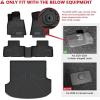 imageLASFIT Floor MatsampTrunk MatampBackrest Mat for Rivian R1S 2024 2023 2022 TPE All Weather Floor Mats Custom Fit Floor LinerampCargo Mat for R1S 20222024 Full Set Car Mats and Cargo Liner420212024For Genesis GV80Floor  Cargo