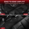 imageLASFIT Premium Extra Thick Floor Mats amp Trunk Mat for Tesla Model 3 2023 2022 Custom Fit TPE All Weather Frunk Front Rear Cargo Liners Full Set Waterproof Car Mats BlackFull Set for 20222023 Model 3