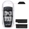 imageLASFIT Premium Extra Thick Floor Mats amp Trunk Mat for Tesla Model 3 2023 2022 Custom Fit TPE All Weather Frunk Front Rear Cargo Liners Full Set Waterproof Car Mats BlackTrunk Mats Set for 20212025 Model X