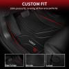 imageLASFIT Premium Extra Thick Floor Mats amp Trunk Mat for Tesla Model 3 2023 2022 Custom Fit TPE All Weather Frunk Front Rear Cargo Liners Full Set Waterproof Car Mats BlackFull Set for 20222023 Model 3
