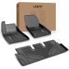 imageLASFIT Premium Extra Thick Floor Mats amp Trunk Mat for Tesla Model 3 2023 2022 Custom Fit TPE All Weather Frunk Front Rear Cargo Liners Full Set Waterproof Car Mats BlackBlack Liners for 2022 2023