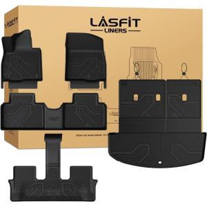 imageLASFIT Cargo Mat for Subaru Outback 20202025 All Weather TPE Custom Fit Easy Clean Durable NoCurling Trunk Mat for Outback 2025 2024 2023 2022 2021 2020 Trunk Liner Black2For Hyundai Palisade  2026  Gas