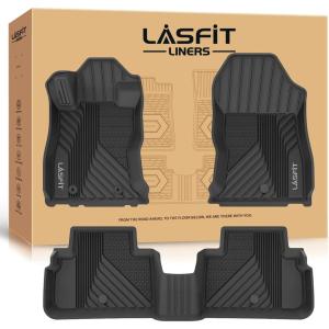 imageLASFIT Cargo Mat for Subaru Outback 20202025 All Weather TPE Custom Fit Easy Clean Durable NoCurling Trunk Mat for Outback 2025 2024 2023 2022 2021 2020 Trunk Liner Black4For Subaru Forester  20192024