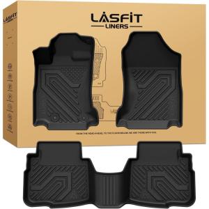 imageLASFIT Cargo Mat for Subaru Outback 20202025 All Weather TPE Custom Fit Easy Clean Durable NoCurling Trunk Mat for Outback 2025 2024 2023 2022 2021 2020 Trunk Liner Black4For Subaru Outback  20202025  Floor Mats