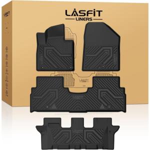 imageLASFIT Cargo Mat for Subaru Outback 20202025 All Weather TPE Custom Fit Easy Clean Durable NoCurling Trunk Mat for Outback 2025 2024 2023 2022 2021 2020 Trunk Liner Black3For Kia Sorento  20162020