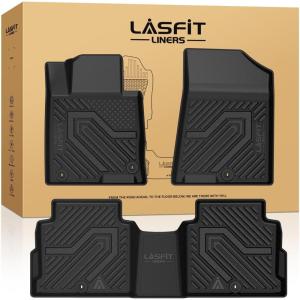 imageLASFIT Cargo Mat for Subaru Outback 20202025 All Weather TPE Custom Fit Easy Clean Durable NoCurling Trunk Mat for Outback 2025 2024 2023 2022 2021 2020 Trunk Liner Black2For Hyundai Sonata  Kia Optima  20152020