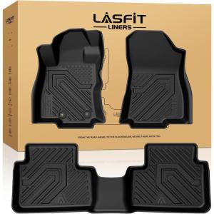 imageLASFIT Cargo Mat for Subaru Outback 20202025 All Weather TPE Custom Fit Easy Clean Durable NoCurling Trunk Mat for Outback 2025 2024 2023 2022 2021 2020 Trunk Liner Black4For Subaru Forester 20252026GasFloor Mats