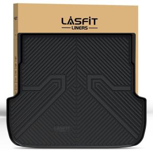 imageLASFIT Cargo Mat for Subaru Outback 20202025 All Weather TPE Custom Fit Easy Clean Durable NoCurling Trunk Mat for Outback 2025 2024 2023 2022 2021 2020 Trunk Liner Black4For Subaru Outback  20202025  Cargo Mat