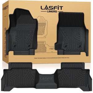 imageLASFIT Floor Mats amp Cargo Liner for Toyota Sienna 7 Seat 20132020 All Weather TPE Custom Fit Floor Liners amp Trunk Mat for Sienna 7 Seat 1st 2nd and 3rd Row and Trunk Full Set Mats Accessories20242026Tacoma DoubleCab ManualFloor Mats