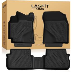 imageLASFIT Floor Mats amp Cargo Liner for Toyota Sienna 7 Seat 20132020 All Weather TPE Custom Fit Floor Liners amp Trunk Mat for Sienna 7 Seat 1st 2nd and 3rd Row and Trunk Full Set Mats Accessories20092013Corolla  MatrixFloor Mats