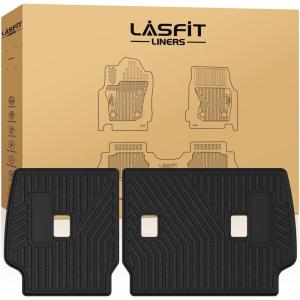 imageLASFIT Floor Mats amp Cargo Mat for Toyota Corolla Hatchback 20192026 TPE All Weather Protection Rubber Car Liners Custom Fit for Corolla Hatchback Accessories 1st amp 2nd Row amp Trunk Mats Black120254Runner 57 SeatsRear Seat Backrest Mats