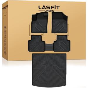 imageLASFIT Floor Mats for Lexus NX 350hNX 450h Hybrid 20222026 Not Fit Gas 250350 All Weather Cargo Mats TPE Floor LinersampBackrest Mats for NX350h Accessories TrunkampCargo Liners for NX450hAtlas Cross Sport  20202025  Full Set Mats