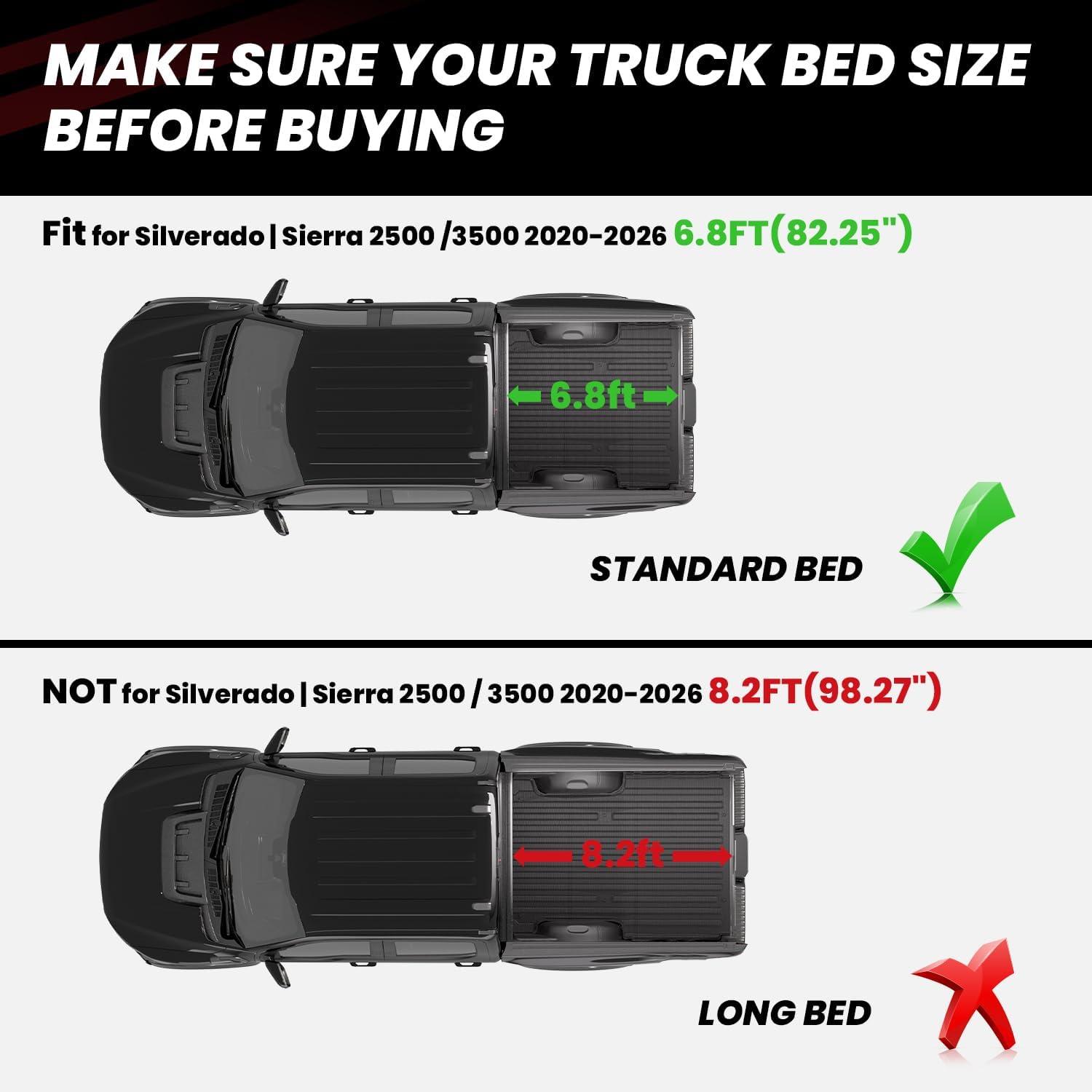 imageLASFIT Truck Tailgate Mat 20152022 for Chevrolet Chevy Colorado amp GMC Canyon All Weather TPE Tailgate Protector Liner for Chevy ColoradoGMC Canyon Tailgate Accessories Not Fit Dropin Liners2 SilveradoSierra 2500HD 3500HD2020202668FT