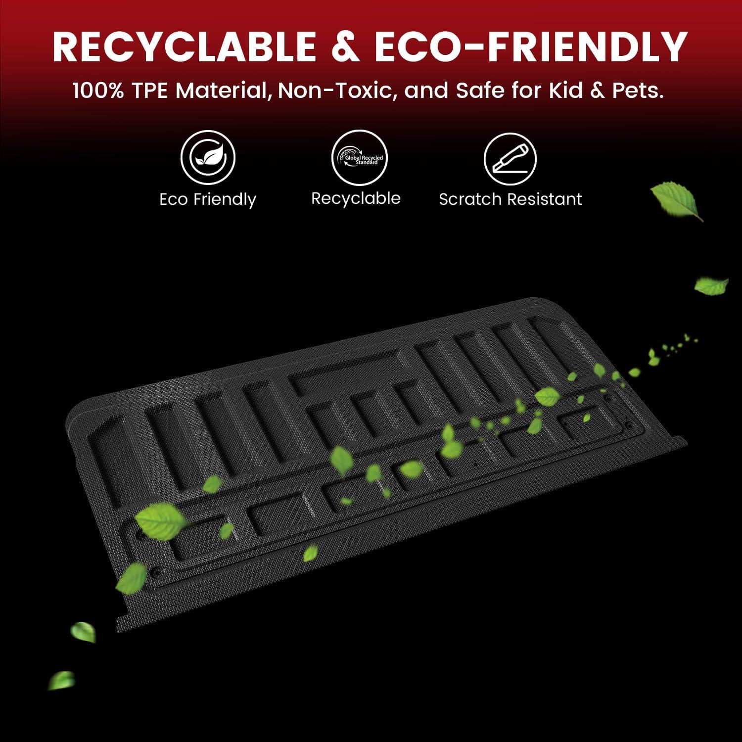 imageLASFIT Truck Tailgate Mat 20152022 for Chevrolet Chevy Colorado amp GMC Canyon All Weather TPE Tailgate Protector Liner for Chevy ColoradoGMC Canyon Tailgate Accessories Not Fit Dropin Liners2 Silverado 150020192026Tailgate Mat