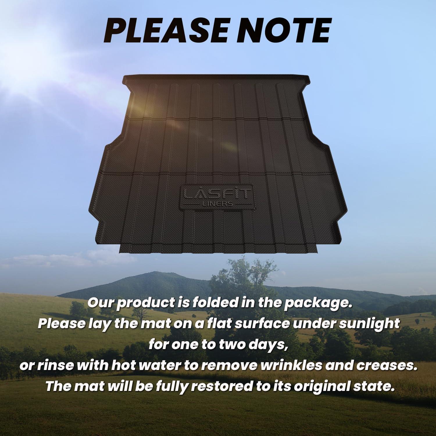 imageLASFIT Truck Tailgate Mat 20152022 for Chevrolet Chevy Colorado amp GMC Canyon All Weather TPE Tailgate Protector Liner for Chevy ColoradoGMC Canyon Tailgate Accessories Not Fit Dropin Liners20222026  For Rivian R1T  Truck Bed Mats