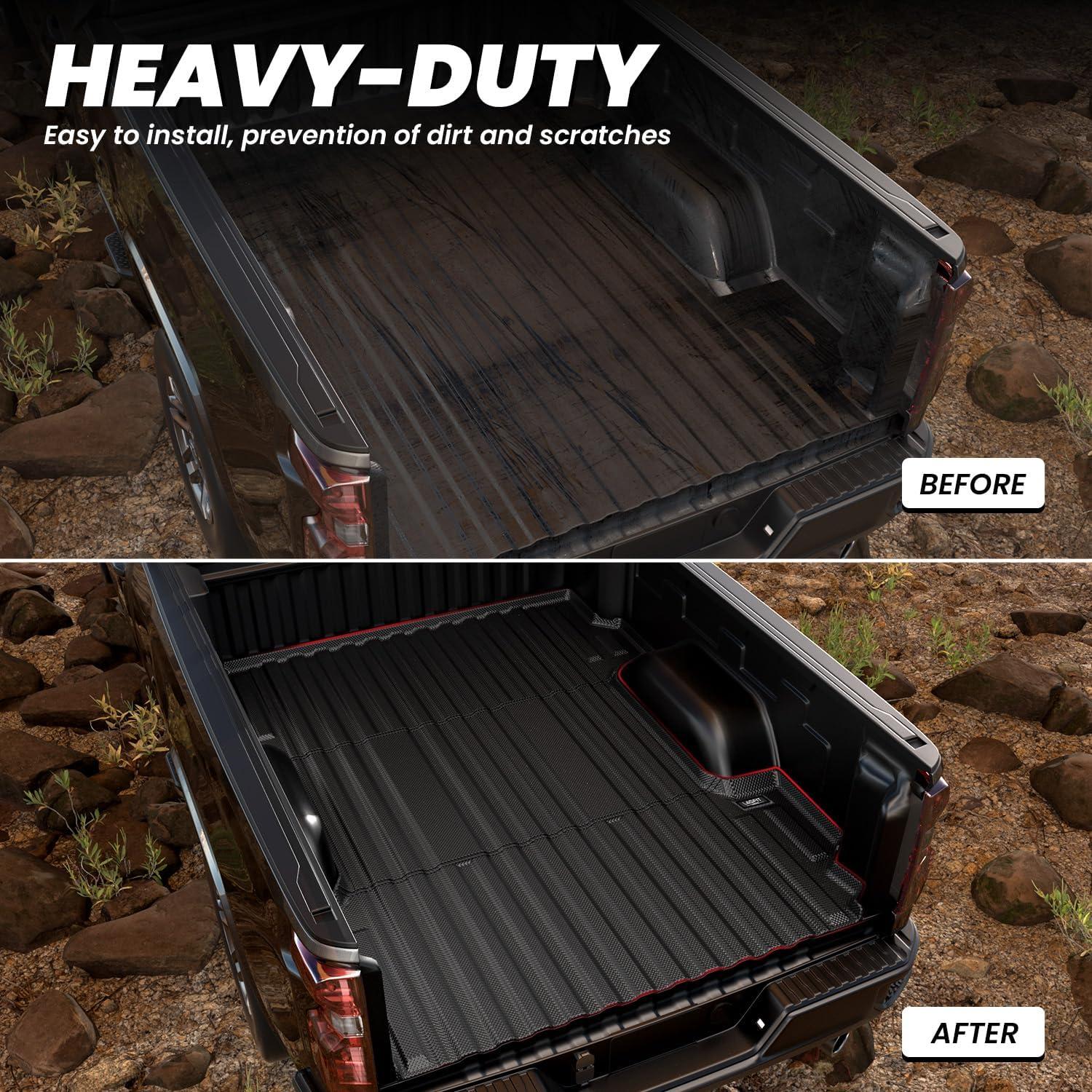imageLASFIT Truck Tailgate Mat 20152022 for Chevrolet Chevy Colorado amp GMC Canyon All Weather TPE Tailgate Protector Liner for Chevy ColoradoGMC Canyon Tailgate Accessories Not Fit Dropin Liners2 SilveradoSierra 2500HD 3500HD2020202668FT
