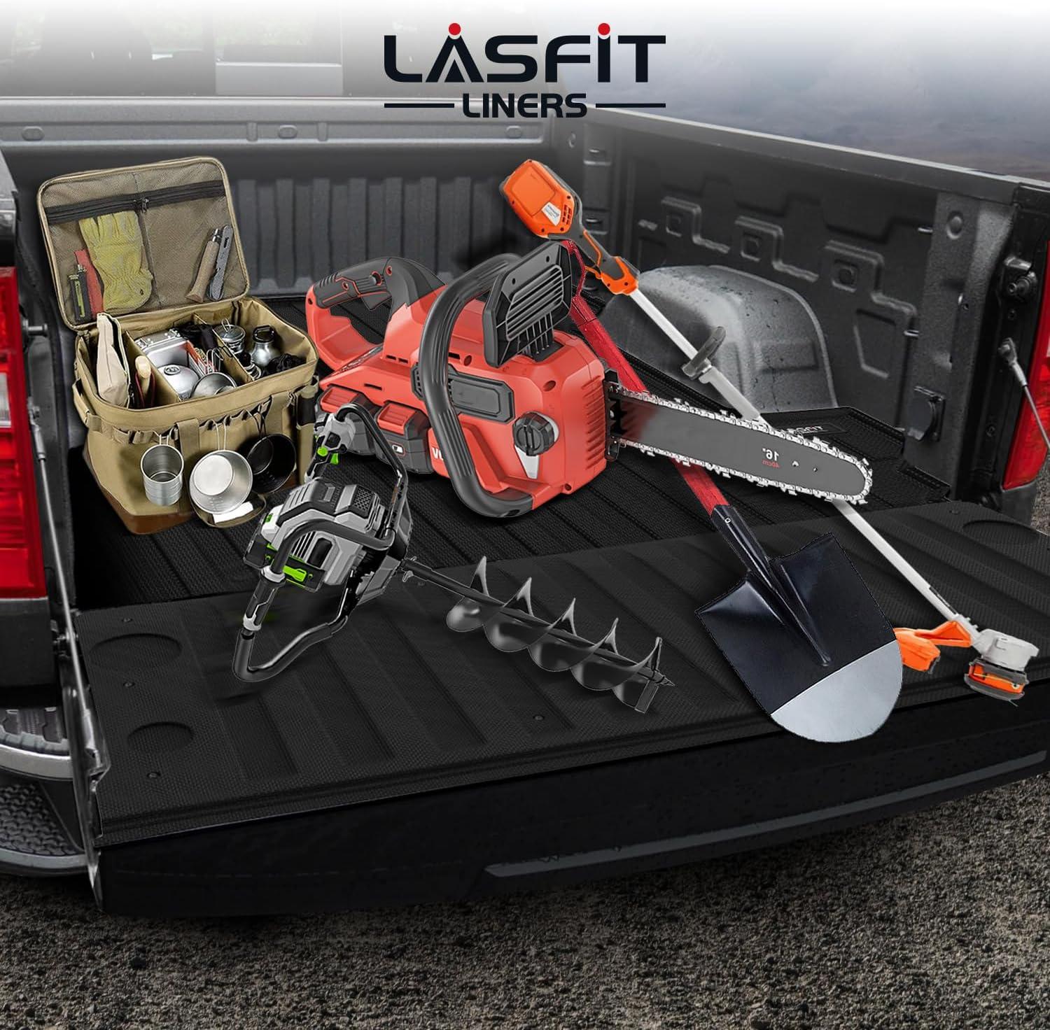 imageLASFIT Truck Tailgate Mat 20152022 for Chevrolet Chevy Colorado amp GMC Canyon All Weather TPE Tailgate Protector Liner for Chevy ColoradoGMC Canyon Tailgate Accessories Not Fit Dropin Liners2 Silverado 150020192026Tailgate Mat