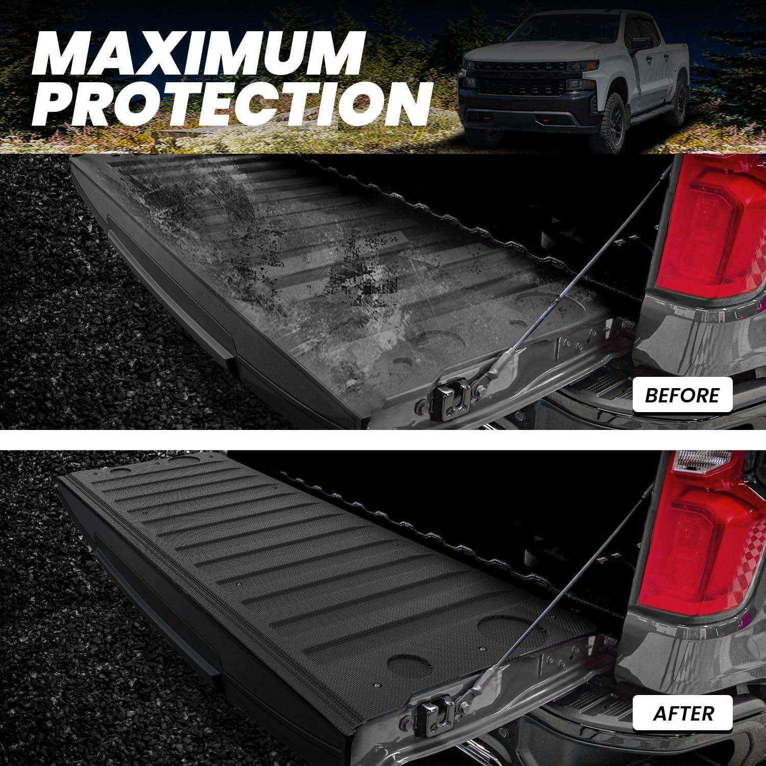 imageLASFIT Truck Tailgate Mat 20152022 for Chevrolet Chevy Colorado amp GMC Canyon All Weather TPE Tailgate Protector Liner for Chevy ColoradoGMC Canyon Tailgate Accessories Not Fit Dropin Liners2 Silverado 150020192026Tailgate Mat