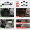 imageLASFIT Cargo Mat for Ford Mustang 20152023 with or Without Subwoofer Trunk Liner Custom Fit All Weather Protector TPE OnePiece Design Easy Installation Trunk Mat 1pc Black1 F150 SuperCrew 1114  2Rows with FlowThrough Console