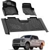 imageLASFIT Cargo Mat for Ford Mustang 20152023 with or Without Subwoofer Trunk Liner Custom Fit All Weather Protector TPE OnePiece Design Easy Installation Trunk Mat 1pc Black1 F150 SuperCab 1526  2Rows Bucket Only