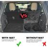 imageLASFIT Cargo Mat for Ford Mustang 20152023 with or Without Subwoofer Trunk Liner Custom Fit All Weather Protector TPE OnePiece Design Easy Installation Trunk Mat 1pc Black8 Expedition MaxNavigator L 2526  CargoSeatback