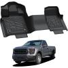 imageLASFIT Cargo Mat for Ford Mustang 20152023 with or Without Subwoofer Trunk Liner Custom Fit All Weather Protector TPE OnePiece Design Easy Installation Trunk Mat 1pc Black1 F150 Regular Cab 1526  1st Row Bench Only