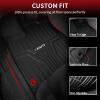 imageLASFIT Cargo Mat with Backrest Mat for Honda HRV 20232026 amp for Acura ADX 20252026 All Weather TPE Custom Fit Trunk Mat Cargo Liner with Seatback Mat Accessories Black7For Honda Odyssey  20182026  1st  2nd  3rd Row