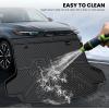 imageLASFIT Cargo Mat with Backrest Mat for Honda HRV 20232026 amp for Acura ADX 20252026 All Weather TPE Custom Fit Trunk Mat Cargo Liner with Seatback Mat Accessories Black6 For Honda HRV  20232026  Trunk Mat