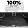 imageLASFIT Cargo Mat with Backrest Mat for Honda HRV 20232026 amp for Acura ADX 20252026 All Weather TPE Custom Fit Trunk Mat Cargo Liner with Seatback Mat Accessories Black4For Honda Pilot  20162025  Trunk Mat
