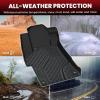 imageLASFIT Cargo Mat with Backrest Mat for Honda HRV 20232026 amp for Acura ADX 20252026 All Weather TPE Custom Fit Trunk Mat Cargo Liner with Seatback Mat Accessories Black1For Honda Civic  20122015  Full Set