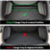 imageLASFIT Cargo Mat with Backrest Mat for Honda HRV 20232026 amp for Acura ADX 20252026 All Weather TPE Custom Fit Trunk Mat Cargo Liner with Seatback Mat Accessories Black2For Honda CRV  20172022  Cargo Mat