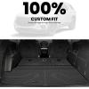 imageLASFIT Floor Mats 20192026 for Chevy SilveradoGMC Sierra 1500 20202026 2500HD 3500HD Only Double CabBench Seat Only Fit with Rear UnderSeat Storage But Not Fit 2nd Row Plastic StorageFit for Chevy Traverse 20182023
