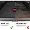 imageLASFIT Floor Mats 20192026 for Chevy SilveradoGMC Sierra 1500 20202026 2500HD 3500HD Only Double CabBench Seat Only Fit with Rear UnderSeat Storage But Not Fit 2nd Row Plastic StorageFit for SuburbanYukon XLEscalade ESV 20152020