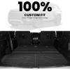imageLASFIT Floor Mats 20192026 for Chevy SilveradoGMC Sierra 1500 20202026 2500HD 3500HD Only Double CabBench Seat Only Fit with Rear UnderSeat Storage But Not Fit 2nd Row Plastic StorageFit for TraverseAcadiaEnclave 20242026