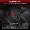 imageLASFIT Floor Mats 20192026 for Chevy SilveradoGMC Sierra 1500 20202026 2500HD 3500HD Only Double CabBench Seat Only Fit with Rear UnderSeat Storage But Not Fit 2nd Row Plastic StorageFit for TahoeYukonEscalade 7 Seats 20152020