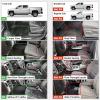 imageLASFIT Floor Mats 20192026 for Chevy SilveradoGMC Sierra 1500 20202026 2500HD 3500HD Only Double CabBench Seat Only Fit with Rear UnderSeat Storage But Not Fit 2nd Row Plastic StorageSilveradoSierra 1500 2500HD 3500HD 20142018