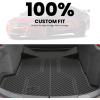 imageLASFIT Floor Mats 20192026 for Chevy SilveradoGMC Sierra 1500 20202026 2500HD 3500HD Only Double CabBench Seat Only Fit with Rear UnderSeat Storage But Not Fit 2nd Row Plastic StorageFit for Chevrolet Impala 20142020