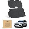 imageLASFIT Floor Mats amp Cargo Liner with Backrest Mat for GMC Acadia 20172023 Only Fit 7 Seats All Weather TPE Custom Fit Floor Mats for Cars 3 Rows Floor Liners Car Mats Full Set Black20162026  For Volvo XC90  BackrestCargo Mats