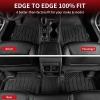 imageLASFIT Floor Mats amp Cargo Liner with Backrest Mat for GMC Acadia 20172023 Only Fit 7 Seats All Weather TPE Custom Fit Floor Mats for Cars 3 Rows Floor Liners Car Mats Full Set Black20192025  Cadillac XT4  1st  2nd Row