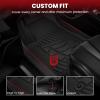 imageLASFIT Floor Mats amp Cargo Liner with Backrest Mat for GMC Acadia 20172023 Only Fit 7 Seats All Weather TPE Custom Fit Floor Mats for Cars 3 Rows Floor Liners Car Mats Full Set Black20192026  Bench SeatCrew CabWith Rear UnderSeat Storage 
