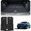 imageLASFIT Floor Mats amp Cargo Liner with Backrest Mat for GMC Acadia 20172023 Only Fit 7 Seats All Weather TPE Custom Fit Floor Mats for Cars 3 Rows Floor Liners Car Mats Full Set Black20182026  For VW Atlas  Cargo  Backrest Mats