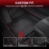 imageLASFIT Floor Mats amp Cargo Liner with Backrest Mat for GMC Acadia 20172023 Only Fit 7 Seats All Weather TPE Custom Fit Floor Mats for Cars 3 Rows Floor Liners Car Mats Full Set Black20222024  For Rivian R1S  1st  2nd  3rd Row