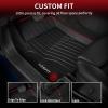 imageLASFIT Floor Mats amp Cargo Liner with Backrest Mat for GMC Acadia 20172023 Only Fit 7 Seats All Weather TPE Custom Fit Floor Mats for Cars 3 Rows Floor Liners Car Mats Full Set Black20202026  for Mercedes Benz GLB  1st  2nd Row