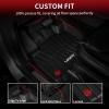 imageLASFIT Floor Mats amp Cargo Liner with Backrest Mat for GMC Acadia 20172023 Only Fit 7 Seats All Weather TPE Custom Fit Floor Mats for Cars 3 Rows Floor Liners Car Mats Full Set Black20162018  For Lincoln MKX  20192023  For Lincoln Nautilus  1st  2nd Row