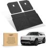 imageLASFIT Floor Mats amp Cargo Liner with Backrest Mat for GMC Acadia 20172023 Only Fit 7 Seats All Weather TPE Custom Fit Floor Mats for Cars 3 Rows Floor Liners Car Mats Full Set Black20222025  Rivian R1S  BackrestCargo Mats